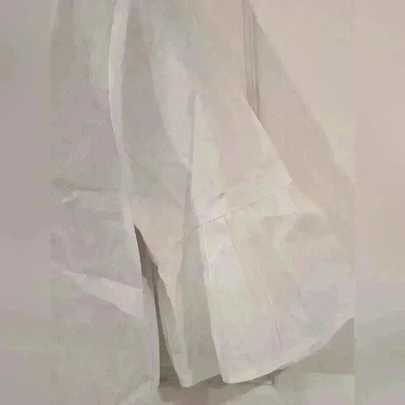 White cotton blouse, Izod, sz s/p - Picture 11 of 14